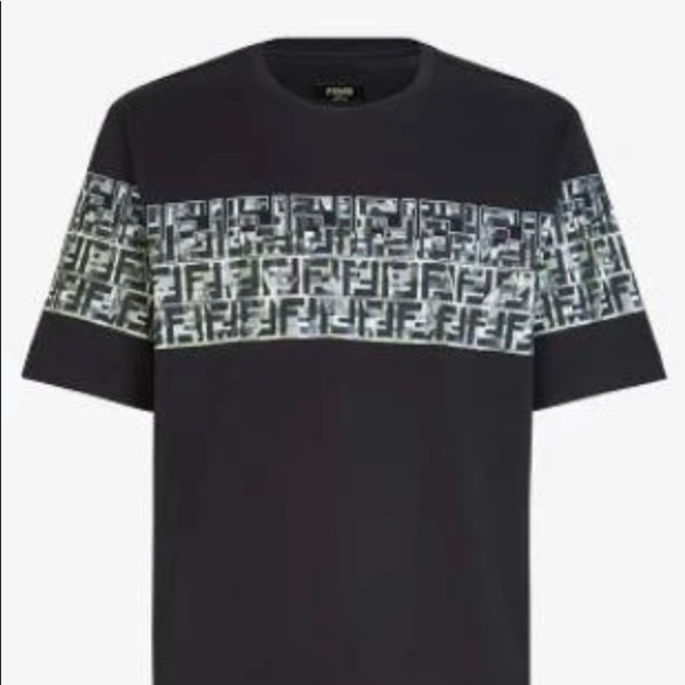 FENDI FF PRINT TEE SHIRT